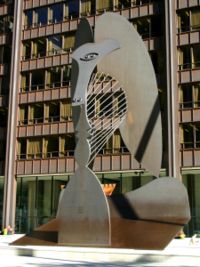 Picasso sculpture in Chicago.