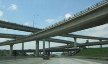 Развязка на пересечении автодорог I-10 и I-15.