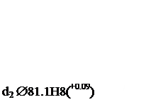 Выноска 2 (без границы): d2 Æ81.1H8(+0.09)

