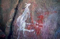 Наскальная живопись аборигенов